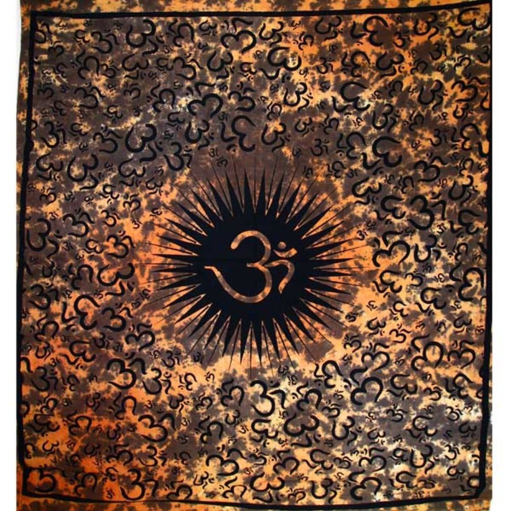 Om Echoes Tapestry 90" x 80"(Inches)
